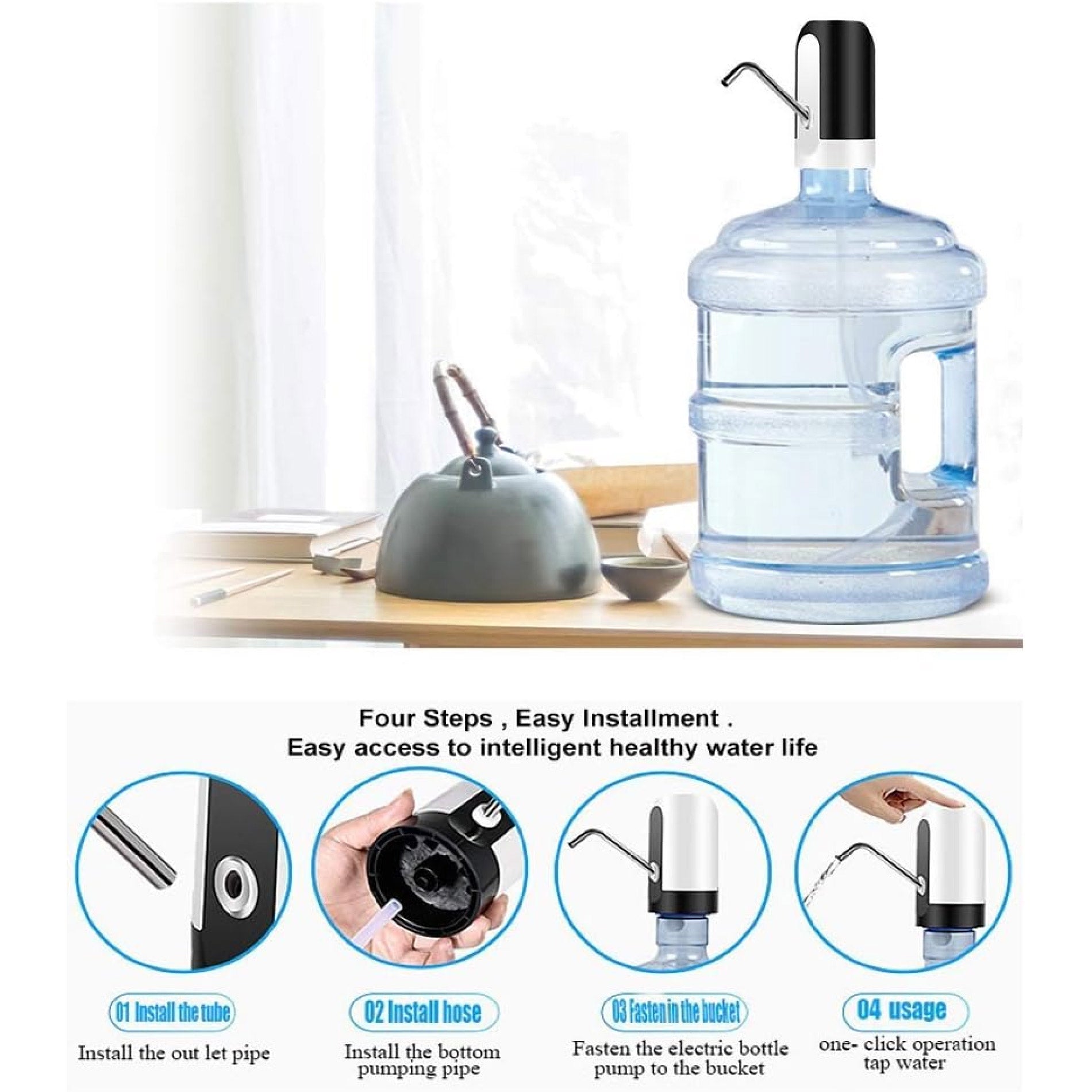 Dispensador De Agua Bomba De Botella