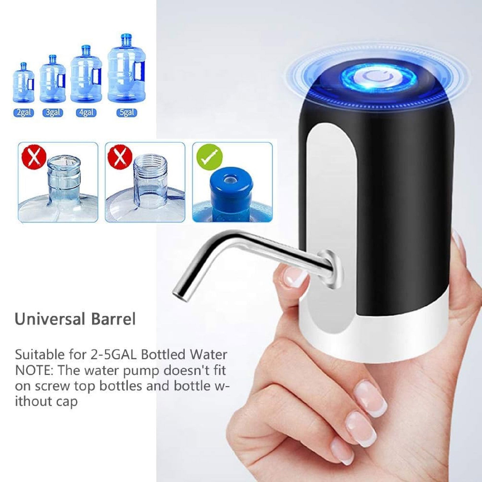 Dispensador De Agua Bomba De Botella
