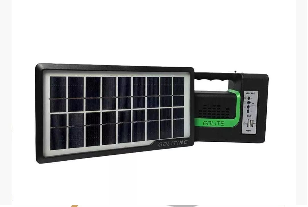 Kit Panel Solar 3 Bombillos Radio GD10