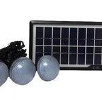 Kit Panel Solar 3 Bombillos Radio GD10
