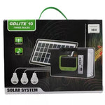 Kit Panel Solar 3 Bombillos Radio GD10