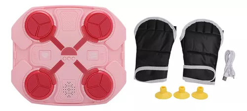 Máquina boxeo luz guantes