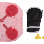 Máquina boxeo luz guantes