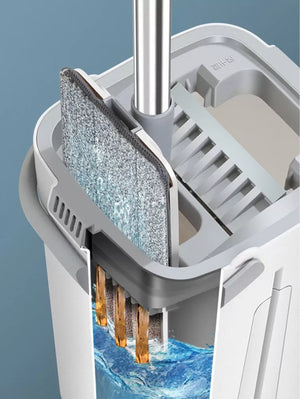 Trapeador Tela Microfibra Exprimidor