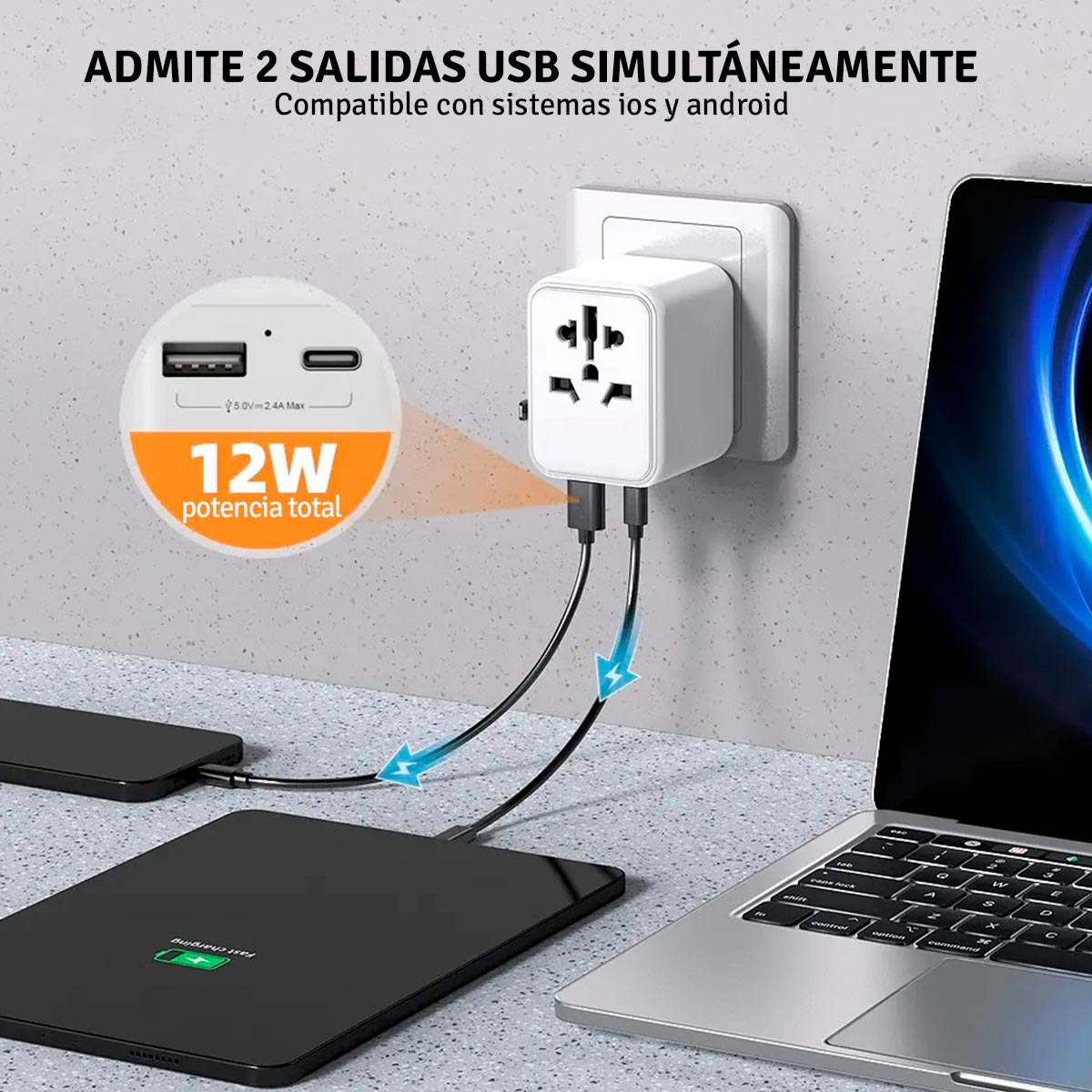 RP-U23™ |Adaptador Enchufe Universal