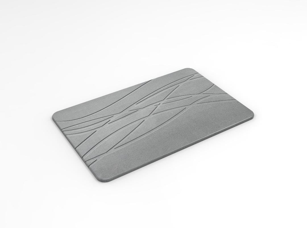 Tapete tipo piedra absorbente