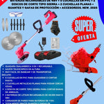 Kit Guadaña Completa 2 Baterias Portatil