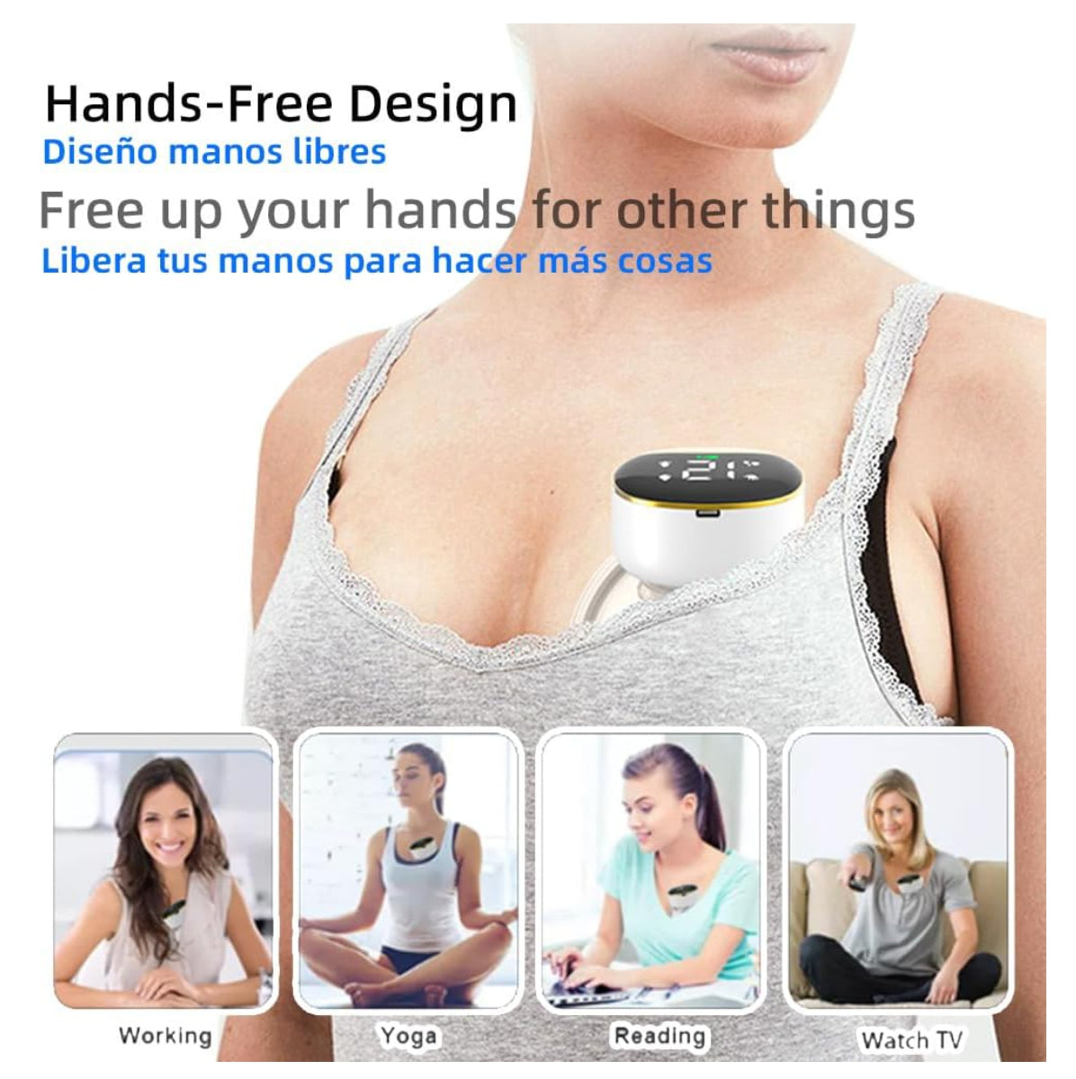 LACTOFREE™ | Extractor de Leche Portátil Manos Libres