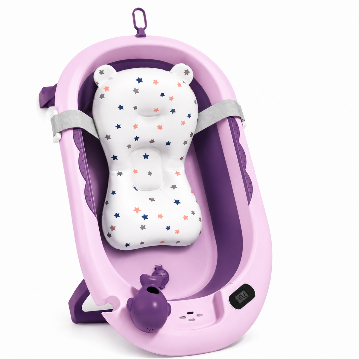 BAÑITO IDEAL™ | Bañera Plegable con Termómetro