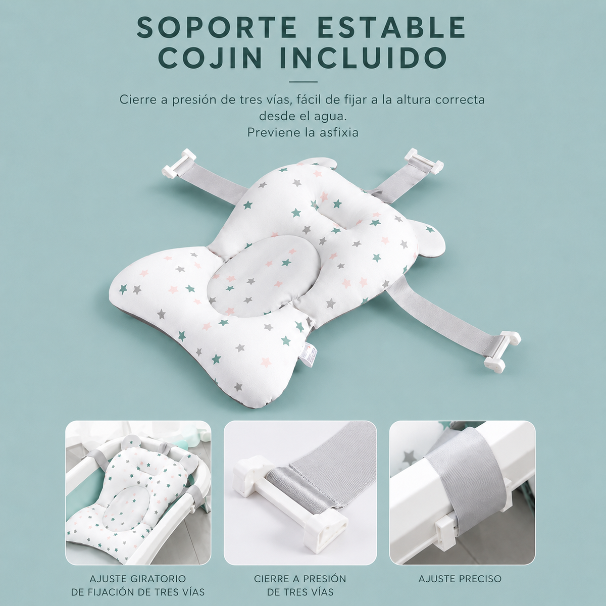 BAÑITO IDEAL™ | Bañera Plegable con Termómetro
