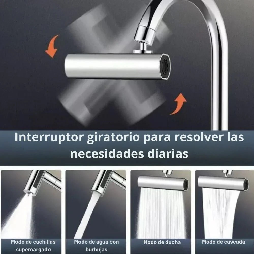 GRIFO MULTIFUNCIONAL CASCADA 4 MODOS