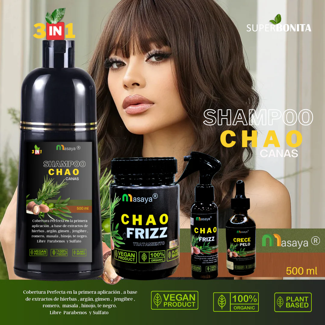 Shampoo Chao Canas Tratamiento + Obsequio