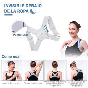 Corrector Postura Con Sensor