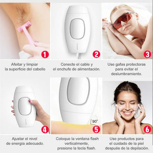 Depiladora Láser IPL De alta duración y Calidad