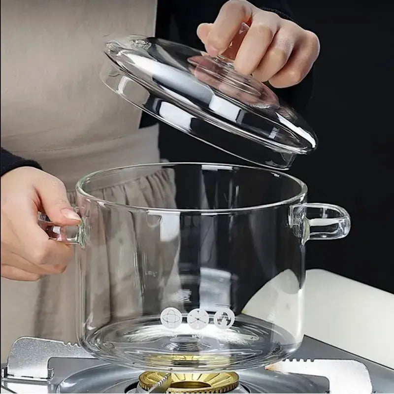 Olla De Vidrio Transparente