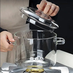 Olla De Vidrio Transparente