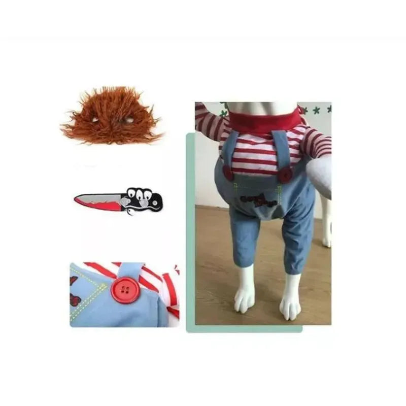 Disfraz Chuky Para Mascotas Traje